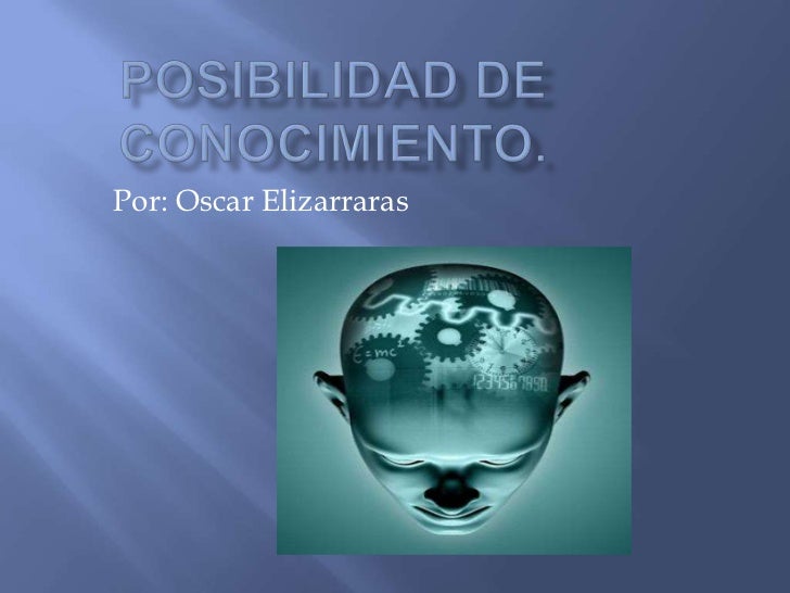 Posibilidad de conocimiento