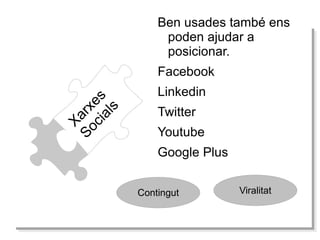 Factors que faciliten el posicionament 