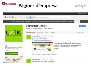 Pàgines d’empresa
 