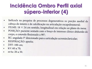 Incidência Ombro Perfil axial súpero-inferior (4)30