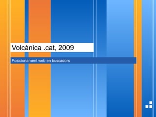 Volcànica .cat, 2009 Posicionament web en buscadors 