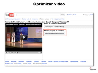 Optimizar video
 