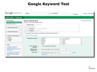 Google Keyword Tool
 