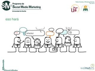 Redes Sociales y Marketing On-line
2013-2014

@SmmUs

eso hará

 
