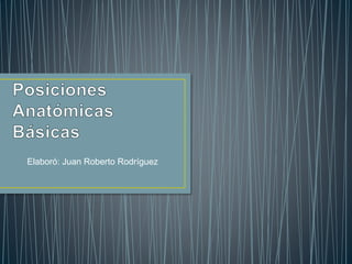 Elaboró: Juan Roberto Rodríguez
 