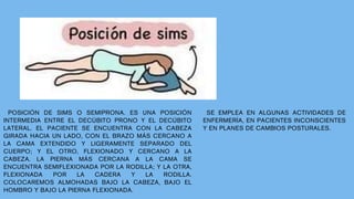POSICIONES ANATOMICAS CON DETALLE Y EXPLICACION DE CADA UNA PDF