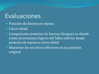 Labio Reposo Posicion labial y su significado en el plan de tratamiento | PPTX