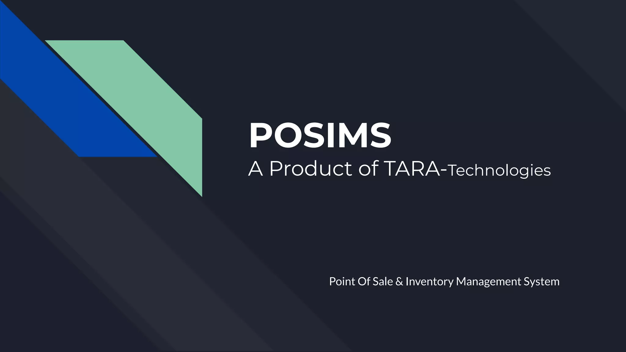 POSIMS Point Of Sale & Inventory Management System | PDF