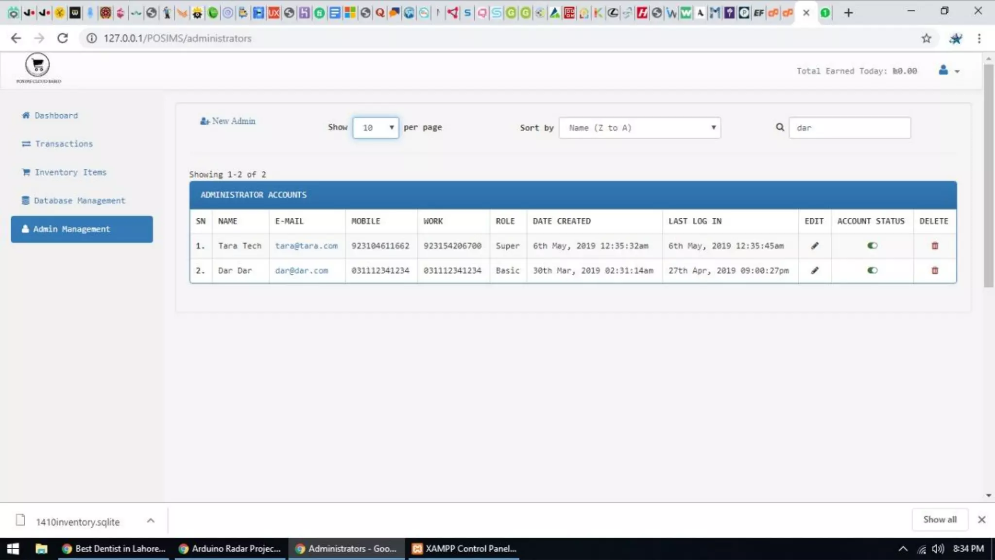 POSIMS Point Of Sale & Inventory Management System | PDF
