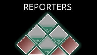 REPORTERS
001
067
456
199
 