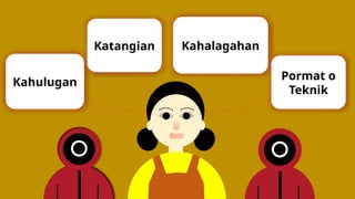 Kahulugan
Katangian Kahalagahan
Pormat o
Teknik
 