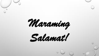 Maraming
Salamat!
 