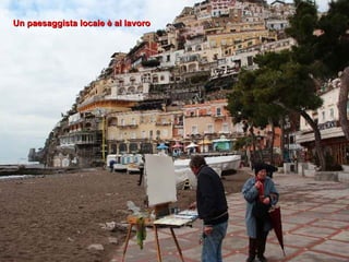 Un paesaggista locale è al lavoro 