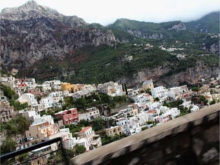 Positano sotto la pioggia