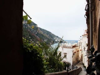 Positano sotto la pioggia