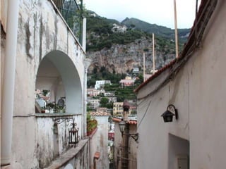 Positano sotto la pioggia