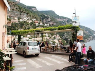 Positano sotto la pioggia