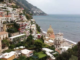 Positano sotto la pioggia
