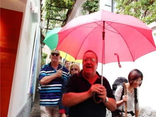 Positano sotto la pioggia