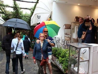 Positano sotto la pioggia