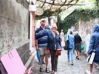 Positano sotto la pioggia