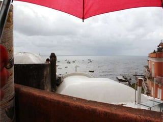 Positano sotto la pioggia