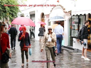 Positano sotto la pioggia