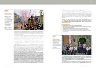 50 - Il valore della Mediterraneità 4. Simboli e archetipi della Mediterraneità - 51
idee, ideali e valori, anche e soprattutto in chiave inter-generazionale (“mettendo attor-
no allo stesso tavolo” in molti casi almeno 3 generazioni differenti).
Lo stesso tempo, la stessa cura dedicati alla preparazione del cibo in vista di questo mo-
mento centrale della cultura mediterranea rappresentano elementi caratteristici di un rito
del mangiare insieme, del cibo quale elemento centrale del ritrovarsi, alla fine di giorni
trascorsi spesso lontano gli uni dagli altri, assorbiti dalla quotidianità. I riti individuali e
collettivi della “cucina” mediterranea esprimono una forma di “religioso rispetto” verso il
cibo e verso delle tradizioni che sono considerate un valore aggiunto all’interno della vita
quotidiana.
Il rito del cibo – della sua preparazione, del suo consumo, della sua condivisione con gli
altri – diviene, allora, nella cultura mediterranea, elemento chiave della vita, “quello che
fa un giorno diverso dagli altri giorni, un’ora dalle altre ore”, rubando le perfette parole di
Antoine de Saint-Exupery.
RACCOMANDAZIONI
n	 Riscoprite l’antico valore rituale e simbolico degli alimenti.
n	 Fate vostri gli elementi di ritualità capaci di rendere speciali i momenti associati al con-
sumo di particolari cibi e bevande.
n	 Godete del piacere di apparecchiare una grande tavola in modo impeccabile.
n	 Recuperate il valore del cibo come terreno fertile di rapporto tra le generazioni.
n	 Non trascurate il senso dell’alimentazione in quanto dimensione spirituale e di rappor-
to con la natura.
Uno degli elementi fondamentali del rapporto dialettico fra uomo e cibo proprio della
Mediterraneità è rappresentato dal tempo. Tempo come “spazio” fisico, mentale e sociale
dedicato al rapporto complesso con il cibo, in tutte le sue dimensioni.
Tempo come preparazione del cibo. Tempo come consumo del cibo. Tempo come condi-
visione del cibo.
La Mediterraneità parla di una relazione fra uomo e cibo nella quale al cibo e all’uomo,
ossia alla dimensione fisica e sociale del mangiare, sia “dedicato il giusto tempo”. Tempo
Tempo
L’Ozio
Tempo: s.m.;
1. Concetto intuitivamente
collegato al divenire, alla durata,
alla continuità (articolata in
presente, passato e futuro)
in cui situiamo ogni cosa,
esperienza, avvenimento;
2. Successione illimitata e
misurabile di istanti; riferimento
temporale necessario per la sua
misurazione;
3. Periodo di durata più o meno
ampia e definita;
4. Epoca, età storica o della vita
La dimensione del rito caratterizza profondamente il modo di vivere “mediterraneo”. La
vita dei popoli del Mediterraneo è sempre stata, tradizionalmente, scandita da un insieme
di comportamenti ed azioni, conservati nel corso del tempo e caratterizzati da una valenza
sociale, culturale e religiosa.
Non semplici abitudini intese come ripetizione automatica di un modo di comportarsi, di
un fenomeno, bensì elementi di espressione diretta di una cultura, di una tradizione, di
un “modo di essere e di fare le cose” peculiare, per mantenere e perpetuare il quale non
si è tendenzialmente disposti a scendere a compromessi, a lasciarsi influenzare e contami-
nare dagli elementi culturali e sociali esterni.
Il rituale parla di alcuni degli elementi-chiave della Mediterraneità, racchiudendo un
incredibile insieme di significati e di suggestioni. Il rituale parla di storia collettiva e di
vicende individuali. Parla di origini. Di valori e di tradizioni. Di religiosità, intesa come
modalità di approccio alla realtà, di rispettoso avvicinamento alle vicende umane, al tem-
po e ai frutti della terra.
I rituali quotidiani, di fatto, costituiscono gli elementi di un equilibrio individuale e
collettivo in un dato contesto storico-culturale. L’uomo vive immerso in una realtà mu-
tevole e in sempre maggior accelerazione: la ripetizione di gesti carichi di significato, anche
affettivo, la consapevolezza che questi siano parte integrante di una storia, di un territo-
rio, di una cultura che sono stati tramandati e che ancora sono elementi vivi, al di là delle
contingenze e della volubilità della modernità, sono tutti elementi che consentono all’uo-
mo di restare “agganciato” a delle radici culturali, etiche e morali. Ad un insieme di valori
tramandati, accettati, condivisi e, quindi, perpetuati nel quotidiano.
In questo senso, vivere la dimensione del rito esprime uno degli aspetti centrali della Me-
diterraneità: l’attitudine alla comunione, alla condivisione di momenti e gesti. Rito deriva
dal latino “ritus” che ha quale primo significato quello di “cerimonia”: si coglie, quindi, come il
rito sia etimologicamente legato ad una dimensione di condivisione, di compartecipazione.
Nella cultura mediterranea (ed italiana in modo particolare) ogni settimana si ripete da
tempi immemori l’evento che rappresenta l’esempio più chiaro e ricco di significati di come
la dimensione del rituale possa costituire una parte fondante della quotidianità: il pranzo
della domenica. Lungi dall’essere mero momento culinario e di riposo, il pranzo della do-
menica è un evento atteso e preparato con cura, cui è dedicato tempo e impegno da parte
di tutti coloro che vi partecipano, di ogni età. Esso costituisce uno dei più profondi e radi-
cati momenti di comunicazione, di trasmissione del sapere e dei saperi, di condivisione di
Cultura
I rituali
Rituale: agg.; 1. Proprio del
rito, conforme al rito; 2. estens.
Consueto, solito;
Rituale: s.m.; 1. Insieme
di norme oppure di atti, di
preghiere ecc. che compongono
ogni specifico rito sacro; 2.
estens. Complesso di abitudini
e di usi fedelmente osservati;
in partic. in etologia, serie di
atti, di comportamenti fissi di
significato sociale
Rito: s.m.; 1. Forma codificata
del culto per la divinità;
2. Tradizione, abitudine
consolidata; 3. Procedura
Ritus, us: 1. rito, cerimonia
(religiosa); 2. uso, usanza,
costume,
consuetudine, modo, maniera
TinoSoriano/NationalGeographicImageCollection
SisseBrimberg/NationalGeographicImageCollection
 