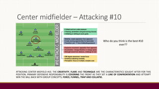 Positional Numbers in Soccer (Taken from Livermore FC) | PPTX