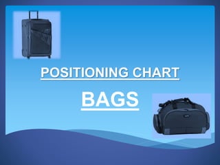 POSITIONING CHART
BAGS
 