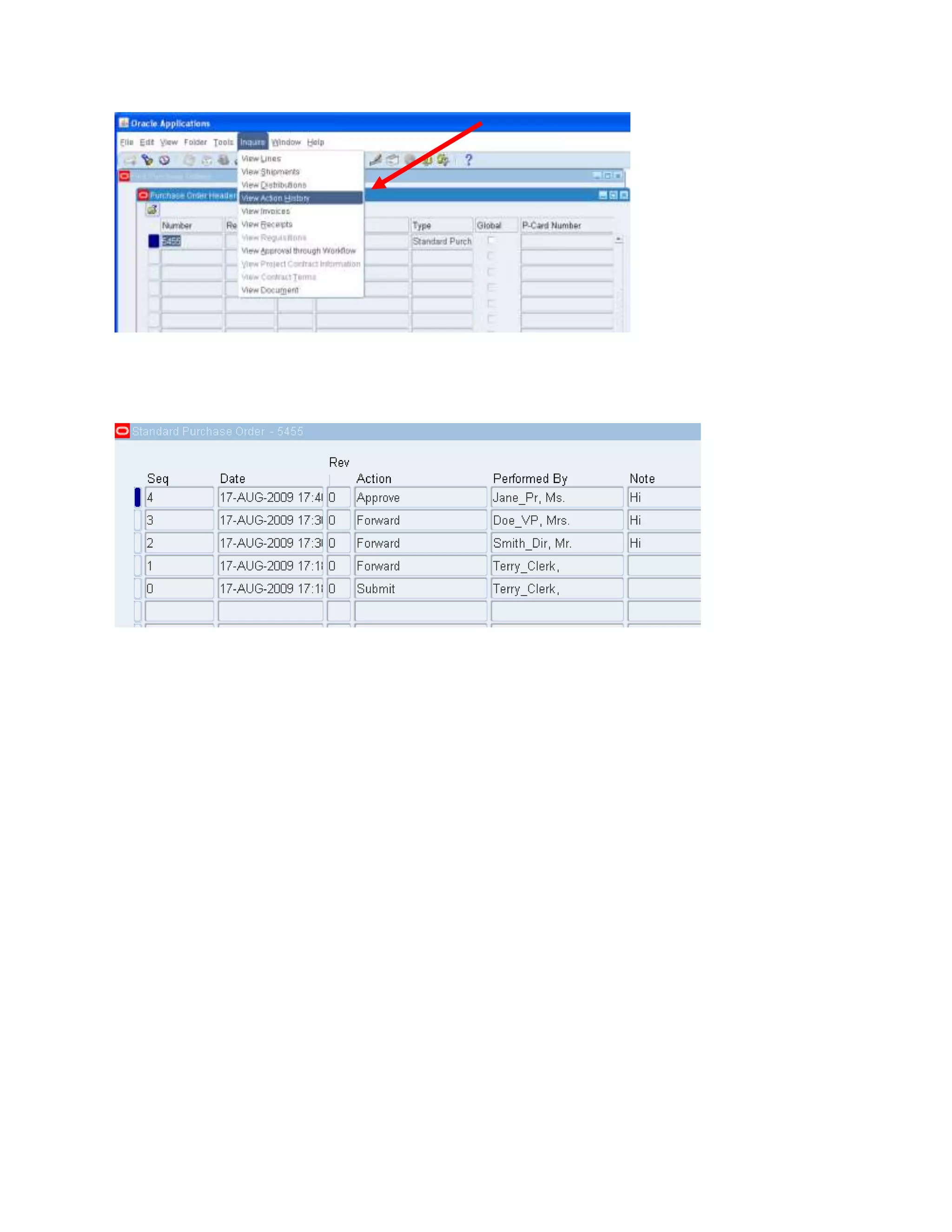 PO Position Hierarchy in R12
