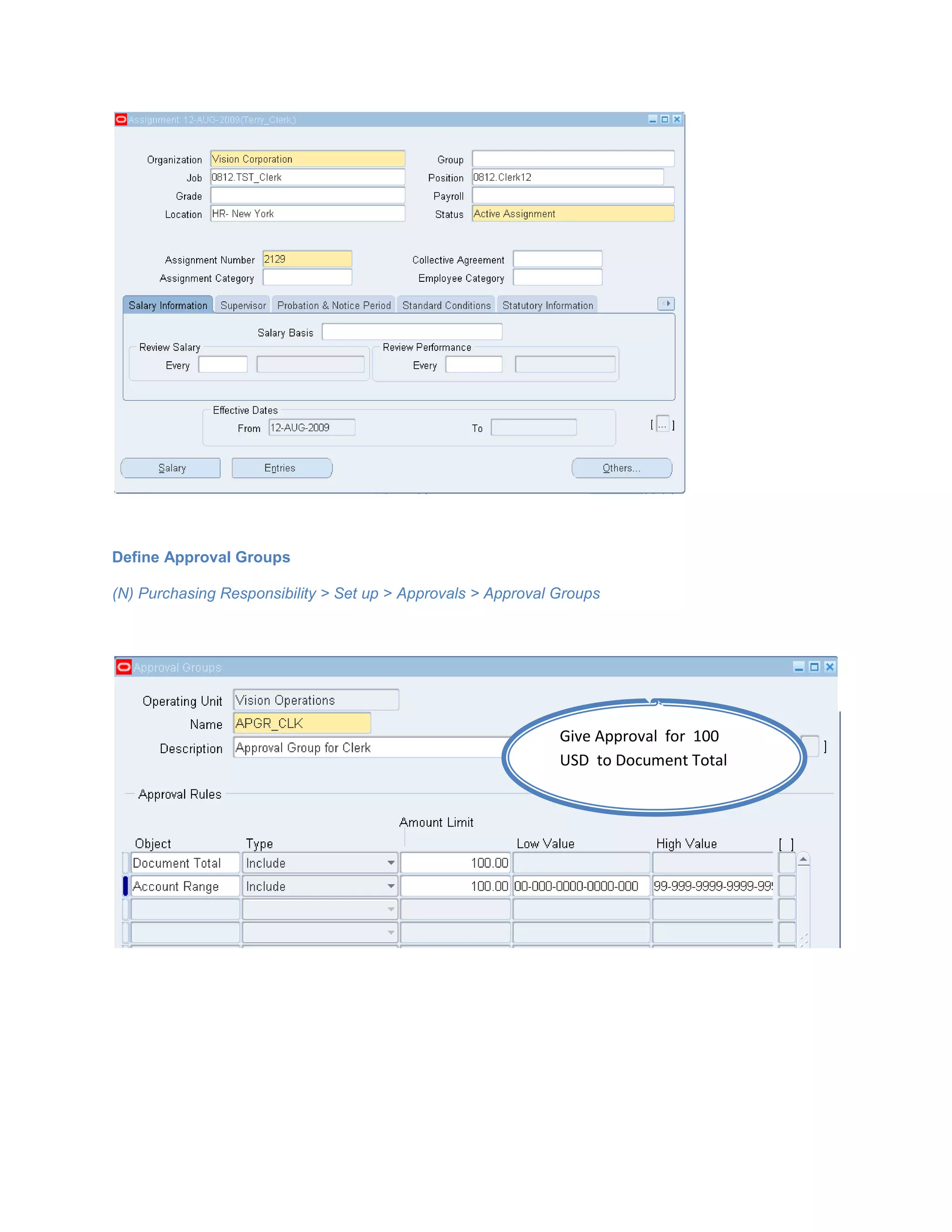 Define Position Hierarchy
