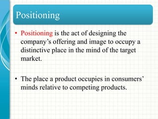 Positioning Problem Definition Positioning | PPTX