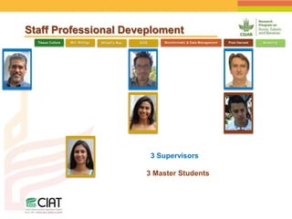 Positioning CIAT as leader in next generation breeding for roots, tubers and bananas