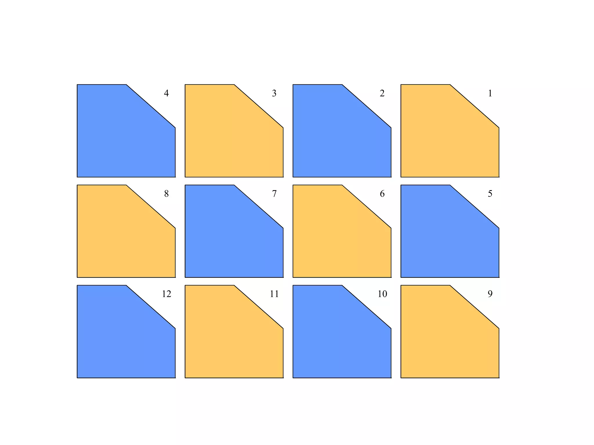 1 2 5 11 10 6 7 8 4 3 9 12 