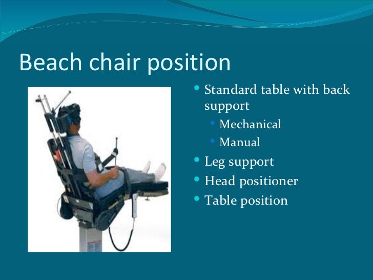 Positioning For Shoulder Arthroscopy