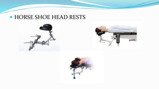  HORSE SHOE HEAD RESTS
 