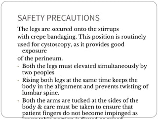 Positioning of perineal surgery | PPTX