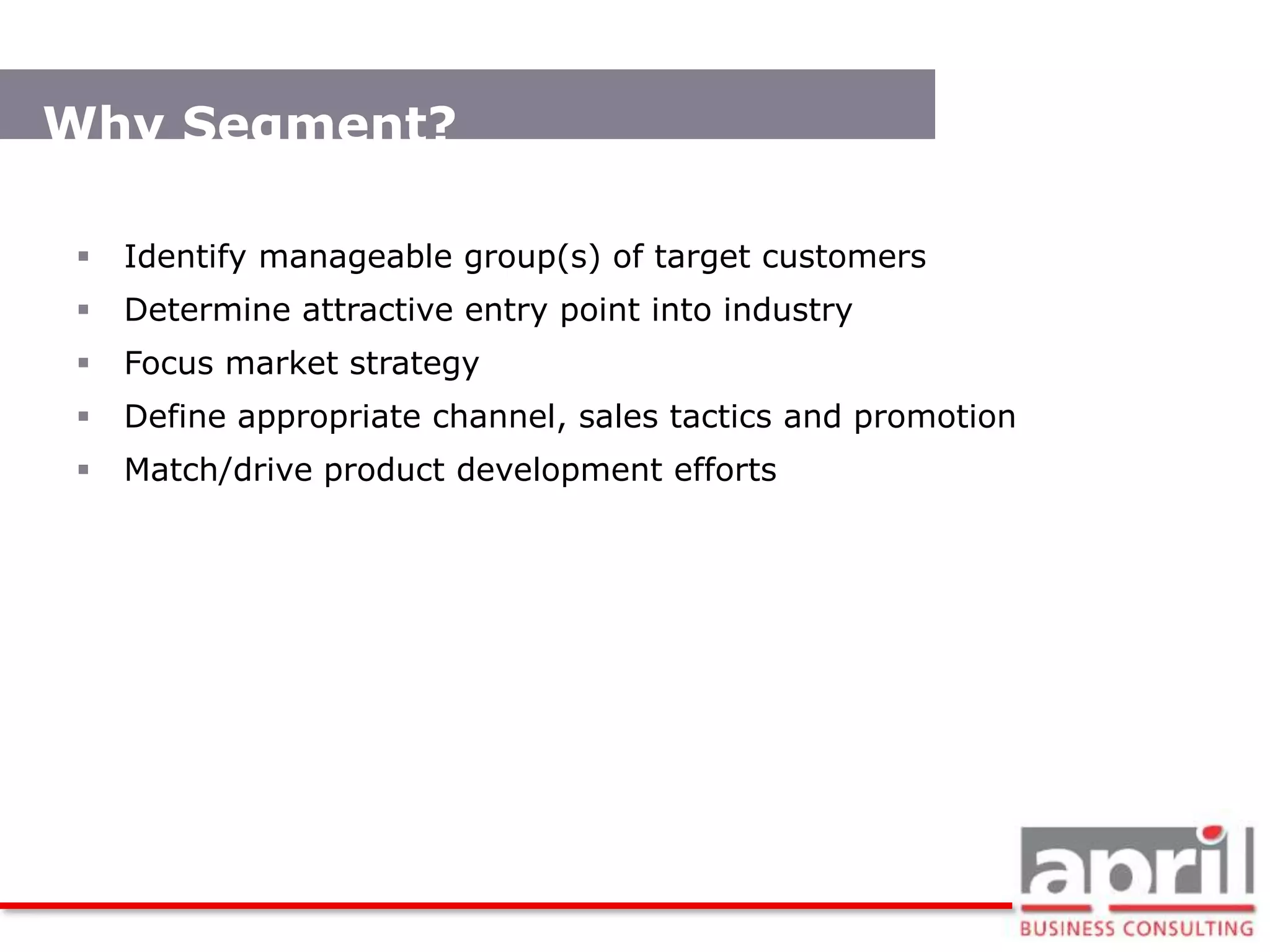 Create a positioning statement