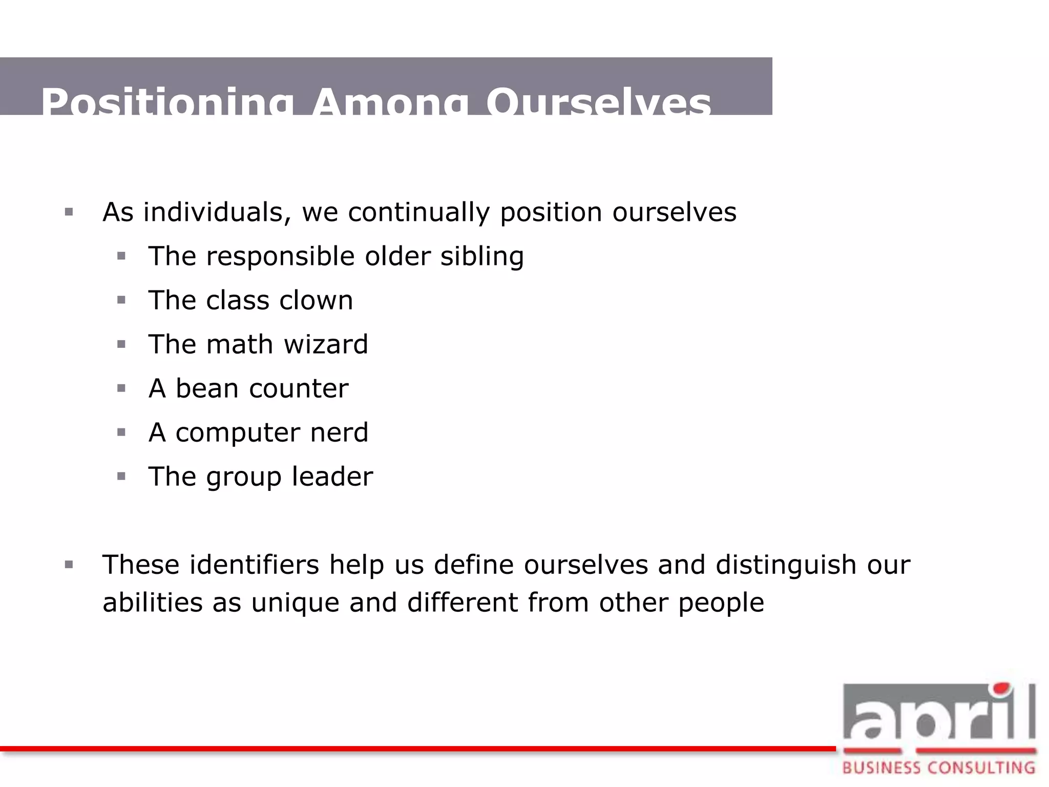 To achieve effective Positioning, you need to first define the different Segments and then Target the ones that are most attractive. 