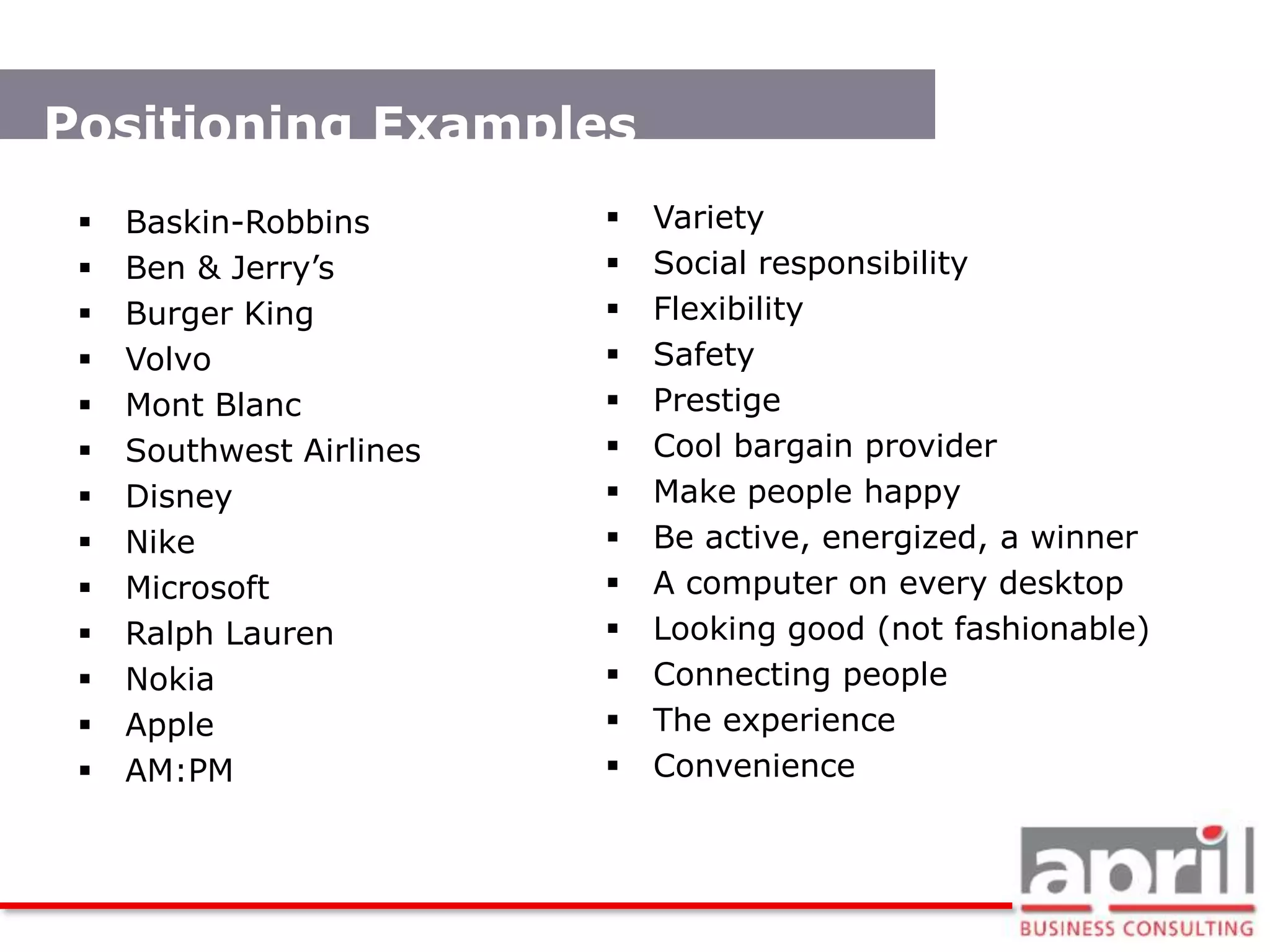 Within the targeted segment, you must know as much as you can about the market, the customer, and the competition.