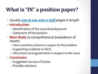 Position paper | PPT
