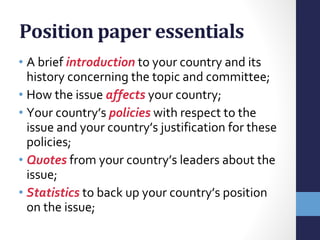 Position paper | PPT