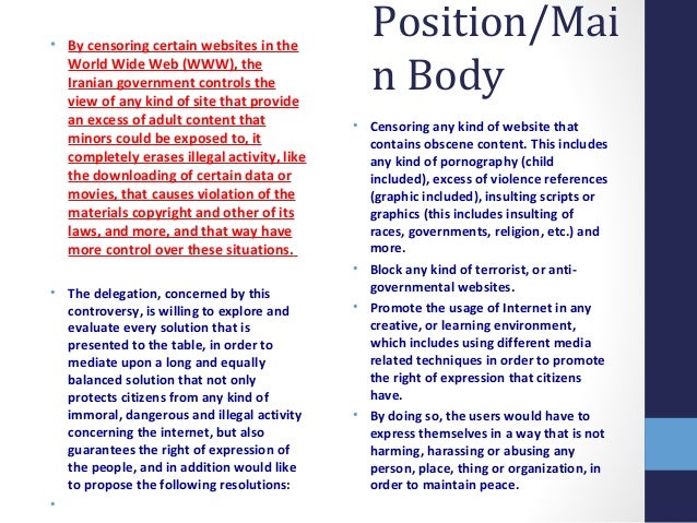 Writing position papers