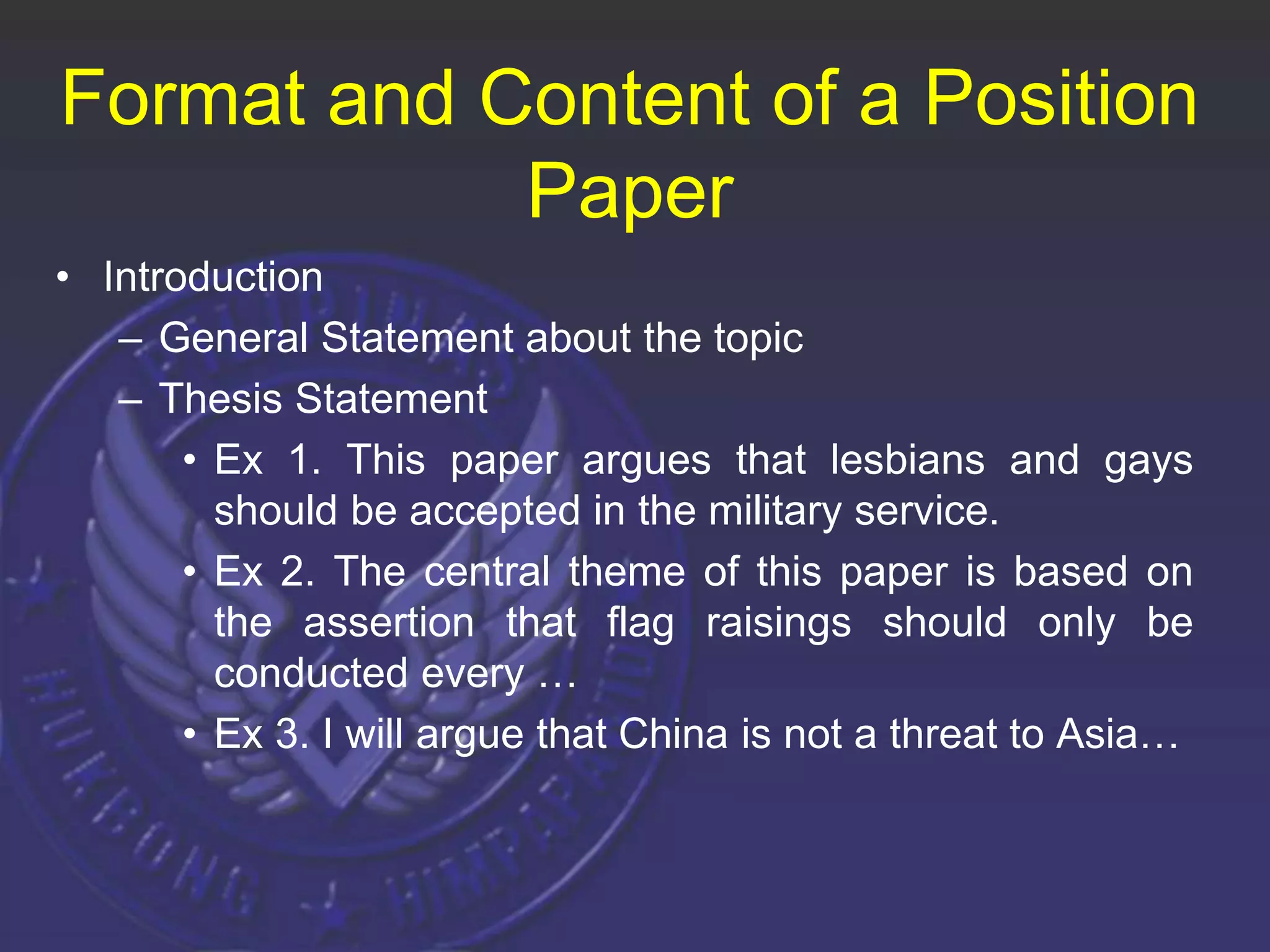 POSITION PAPER.ppt