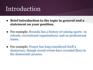 Position Paper | PPTX