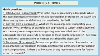 Position Paper_Reading and Writing Skills | PPTX