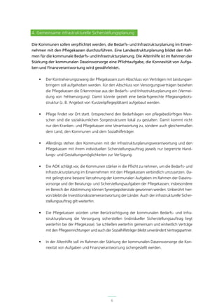 AOK-Positionspapier zur Weiterentwicklung der Pflege 2030 | PDF
