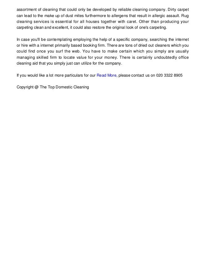 domestic cleaning companies