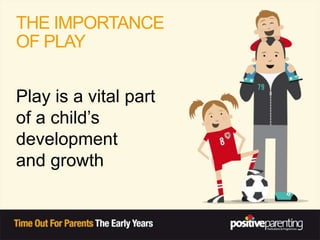 THE IMPORTANCE
OF PLAY
Play is a vital part
of a child’s
development
and growth
 